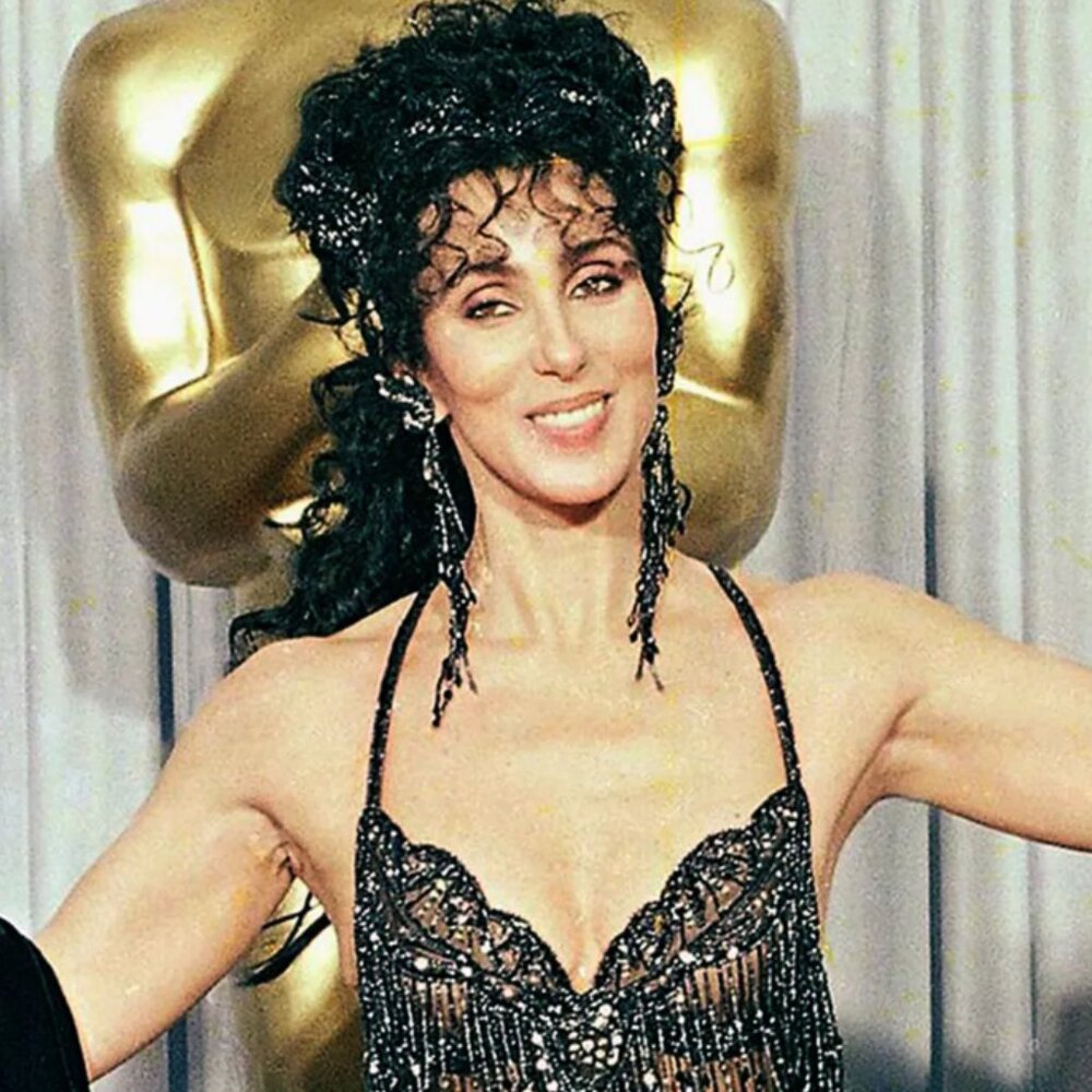 12” Long Cher-Inspired Beaded Costume Earrings Black Gold Dangle‎ Glam